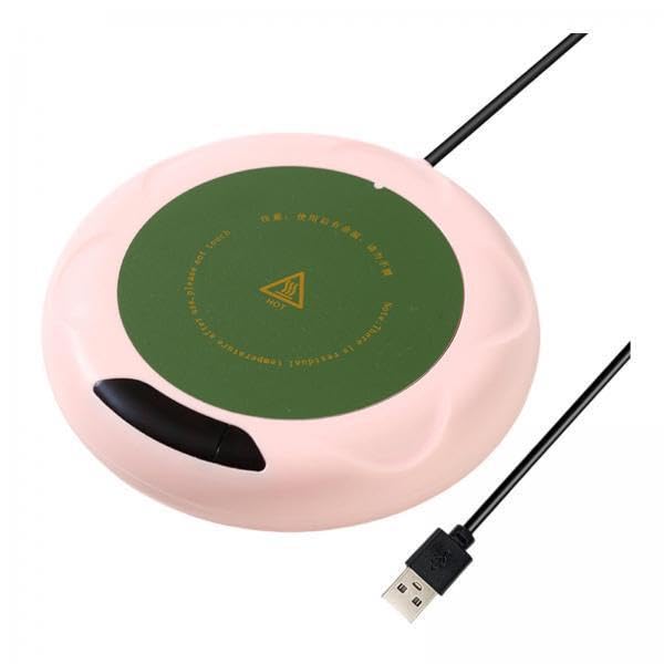 TRENDYNEST 2xElectric Cup Warmer Heating Plate Coffee Warmer for Hot Chocolate Milk Pink|Home & Garden | Kitchen, Dining & Bar
