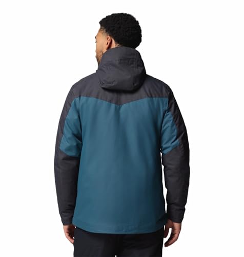 Columbia Men Teal OmniHeat Reflective Whirlibird V Interchangeable Jacket, L
