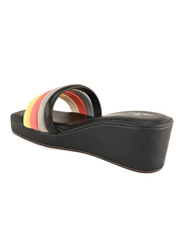 pelle albero Black Wedges For Women (PA-AG-2306)