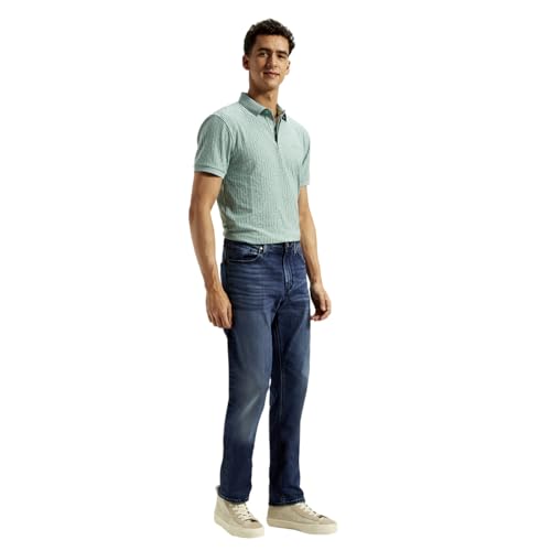 Levi's Men's 511 Blue Slim Fit Mid Rise Jeans