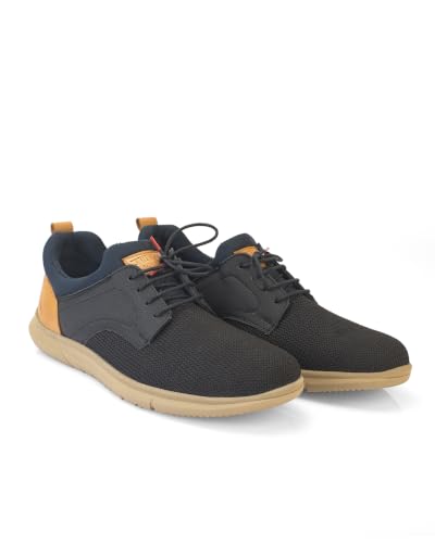 Men's Black Perforated EVA Sole Slip On Casual Sneakers Shoes
