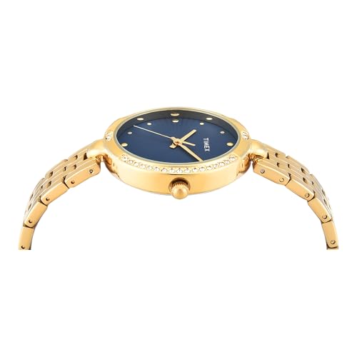 TIMEX Blue Round Dial Analog Women's Watch - TWEL22601