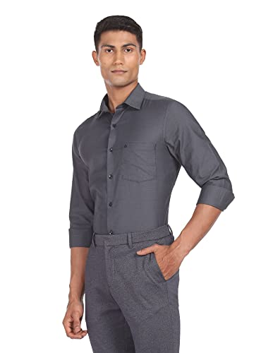 Arrow Men's Regular Fit Shirt (ARES1062A_Grey