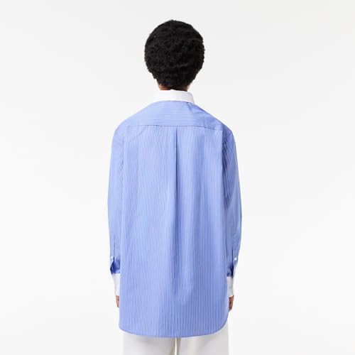 Lacoste Women's Loose Fit Shirt (Blue)