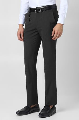 Van Heusen Men's Slim Casual Pants (VDTFESKFO52706_Grey