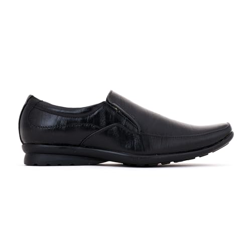 Khadim's Men Black Slip-On Shoe - UK 8