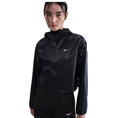 Nike Women's A-Line Coat (HJ1183-010 Black/White