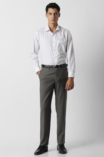 Van Heusen Men's Regular Work Utility Pants (VHTFWCFBP15212_Grey