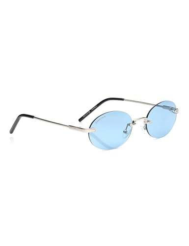 Fastrack Sunglasses |OVAL Silver |UV protected | Large
