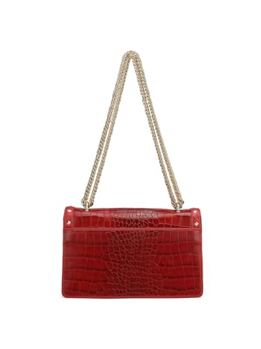 Da Milano Genuine Leather Red Shoulder Bag (00588C) (Small)