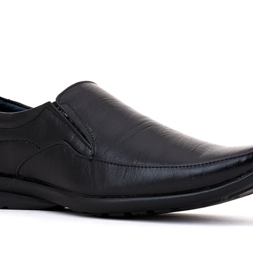 Khadim's Men Black Slip-On Shoe - UK 8