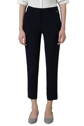 Van Heusen Women's Slim Casual Pants (VWTFFTRF251424_Navy
