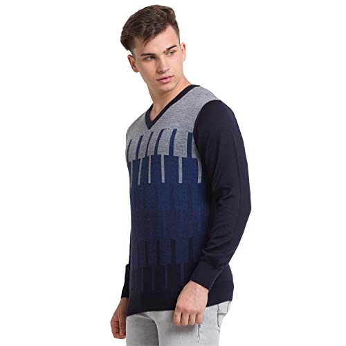 Colorplus Navy Sweater (Size: S)-CMWA03198-BE