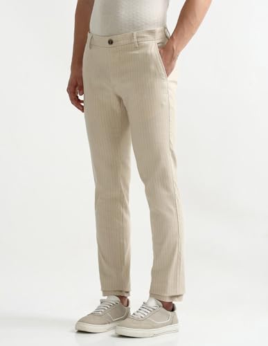 Arrow Men Beige Casual Trouser_ASAETRO2997_32
