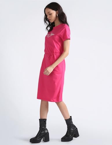 Tommy Helfiger Women Pink Color Dress (S)