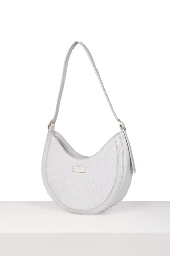Van Heusen Women Grey Print Casual Handbag