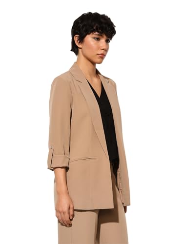 ONLY Women's Loose Fit Light Brown Blazer