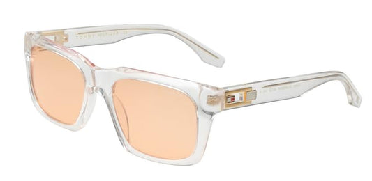 Tommy Hilfiger Crystal Orange Square Sunglasses