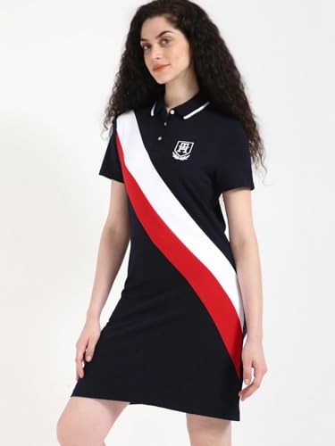 Cotton Polo T-Shirt Collar T-Shirt Dress