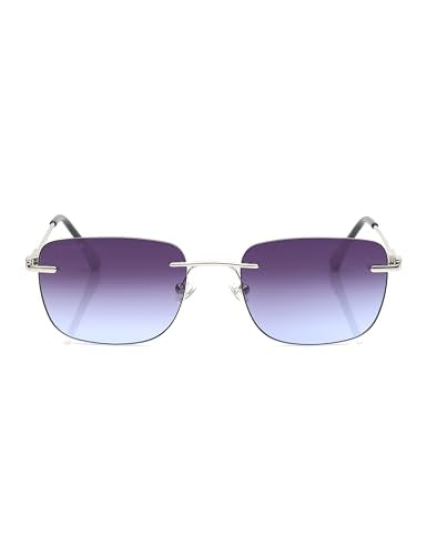 Fastrack Sunglasses |RECTANGLE Silver |UV protected | Large