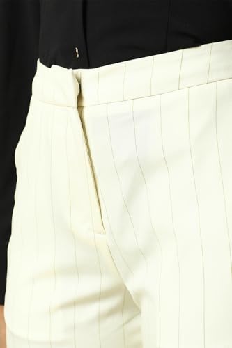 Allen Solly Women's Regular Casual Pants (AHTFERGP184341_Beige