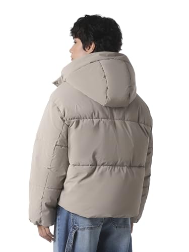 ONLY Women's Solid Regular Fit Grey Jacket