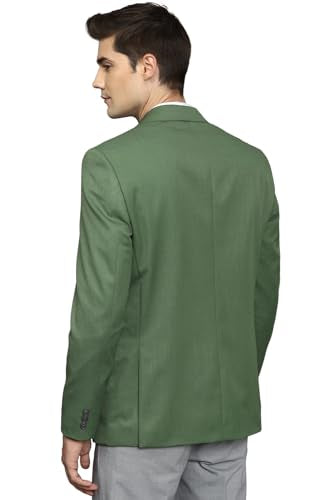 Allen Solly Men's Regular Blazer (ASBZMSLFL12739_Green