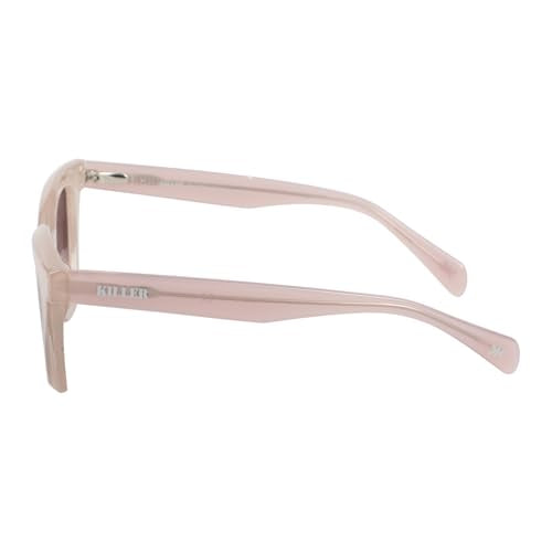 KILLER Women's Sunglass, Cat-Eye Shaped Acetate Frame Polarized Lens Sunglasses Case For Women, Girls, 100% UV Lens Sunglasses, Frame Color - Beige, Lens - Brown