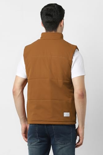 Van Heusen Men's A-Line Coat (VFJKAGLFT55105_Brown