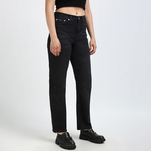 Calvin Klein Jeans Women's Regular Jeans (J2248951BY Black