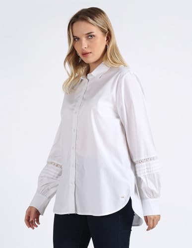 Tommy Hilfiger Womens White Color TOP (2X)