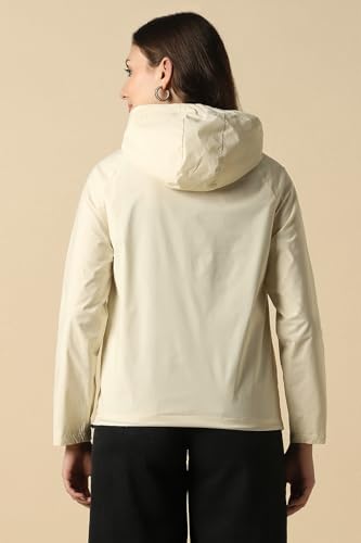 Women Beige Solid Casual Jacket