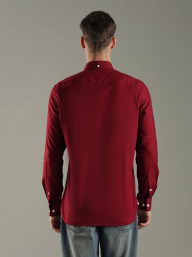 Solid Regular Fit Cotton Shirt