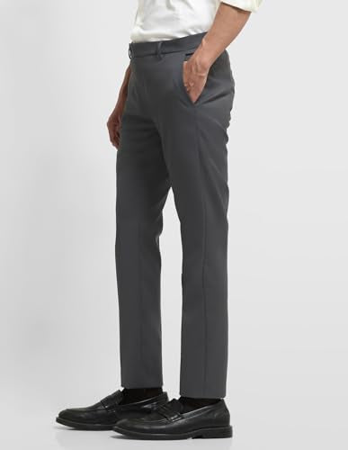 Arrow Men's Heathered Jackson Super Slim Fit Trousers