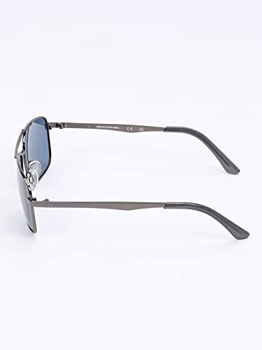 Skechers Men Aviator Grey Polarized Sunglasses, Large