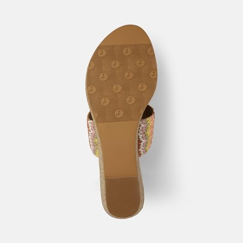 Mochi Women's Beige MuWomeni Open Casual - Wedges with Flat sole UK/7 EU/40(32-1475)