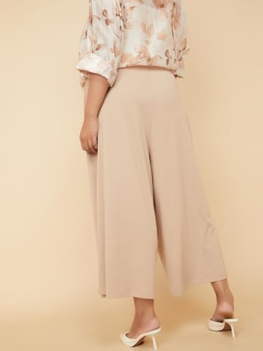 Max Women's Regular Culottes (BTM3713P_Beige