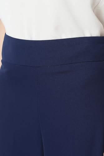 Van Heusen Women's Regular Casual Pants (VWTFFRGFS89822_Navy