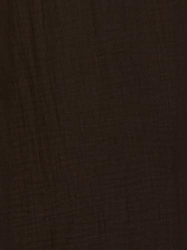 Max Girls Textured Wide Leg Trousers (Brown_10-12 Y)