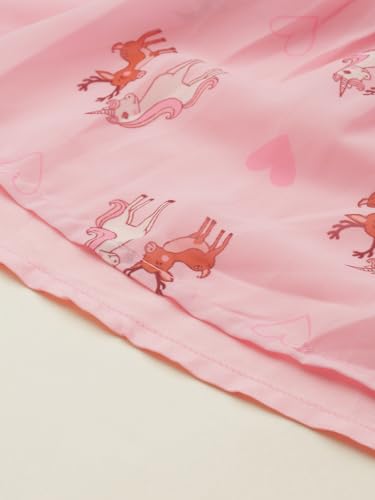 Allen Solly Girls Pink Print Casual Dress