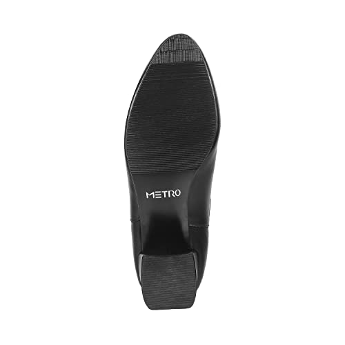 Metro Women Faux Leather Black Fashion Party Boots UK/5 EU/38 (31-85)