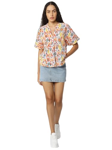 VERO MODA Women Regular Fit Multicolor Top