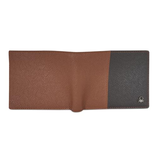 UNITED COLORS OF BENETTON Jacobo Leather Men's Casual Wear Two Fold Wallet (Brown, Free Size)