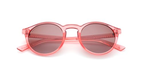 Fastrack Brown Round Plastic 100% UV Protected Sunglasses for Men and Women(P495BR3PV)