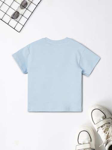 Max Girls Hello Kitty Print T-Shirt (Blue_2-3 Y)