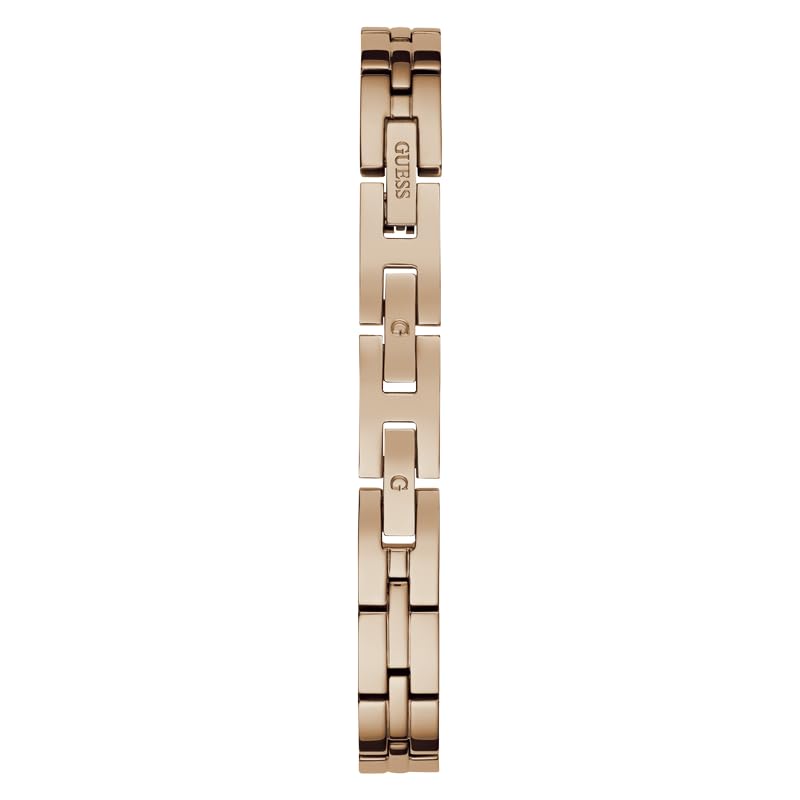 GUESS Stainless Steel Women White Analog Round Dial Watch- Gw0655L3, Pink Band