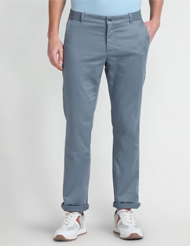 Arrow Low Rise Autoflex Trousers Blue