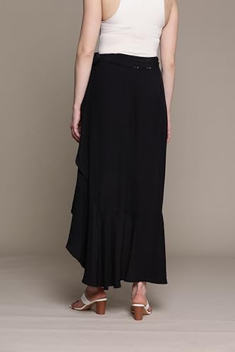 Label RITU KUMAR Black Laurel Skirt