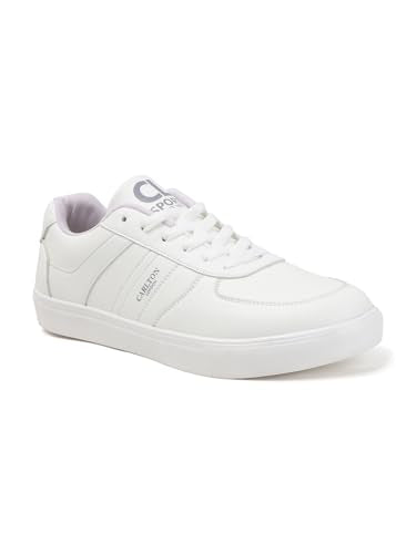 Carlton London Men Sneaker,White,UK-8