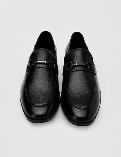 LC9543E Men's Leather Shoes I COMFORTABLEI Stylish Formal Shoes for Men's Office & Business_LC9543EBLACK_42EU/8UK